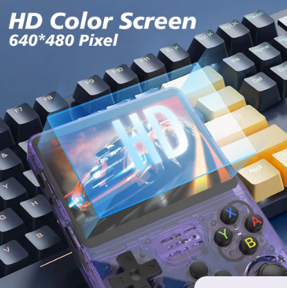 28G R36S Retro Handheld Video Game Console Linux System 3.5 Inch IPS Screen R35s Pro Portable Pocket Video Player 64GB Game